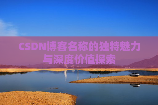 CSDN博客名称的独特魅力与深度价值探索